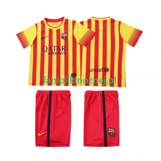 Koszulka FC Barcelona 2013 2014 Retro Wyjazdowa Krótkie Rękawy ,Dziecięca