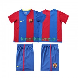 Koszulka FC Barcelona 2007 Retro 2006 Domowa Krótkie Rękawy ,Dziecięca