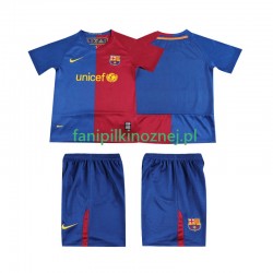 Koszulka FC Barcelona 2009 Retro 2008 Domowa Krótkie Rękawy ,Dziecięca