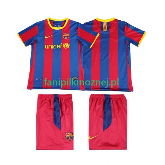 Koszulka FC Barcelona Retro 2011 2010 Domowa Krótkie Rękawy ,Dziecięca