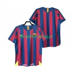 Koszulka FC Barcelona 2005 Retro 2006 Domowa Krótkie Rękawy ,Męska