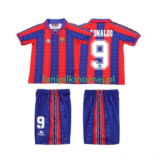 Koszulka FC Barcelona Ronaldo 1996 1997 Retro Domowa Krótkie Rękawy ,Dziecięca