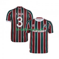 Koszulka Fluminense Thiago Silva 3 2025-2026 Domowa Krótkie Rękawy ,Męska