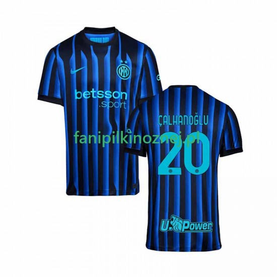 Koszulka Inter Mediolan Hakan Calhanoglu 20 2025-2026 Domowa Krótkie Rękawy ,Męska