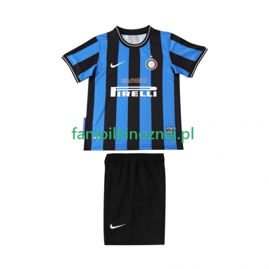 Koszulka Inter Mediolan 2009 Retro 2010 Domowa Krótkie Rękawy ,Dziecięca