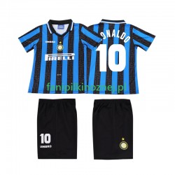 Koszulka Inter Mediolan Ronaldo 10 1997 Retro 1998 Domowa Krótkie Rękawy ,Dziecięca