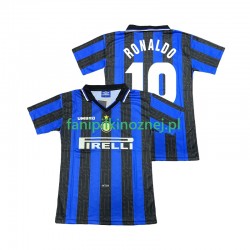 Koszulka Inter Mediolan Ronaldo 10 1997 Retro 1998 Domowa Krótkie Rękawy ,Męska