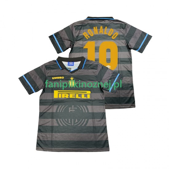 Koszulka Inter Mediolan Ronaldo 10 1997 Retro 1998 Trzeci Krótkie Rękawy ,Męska