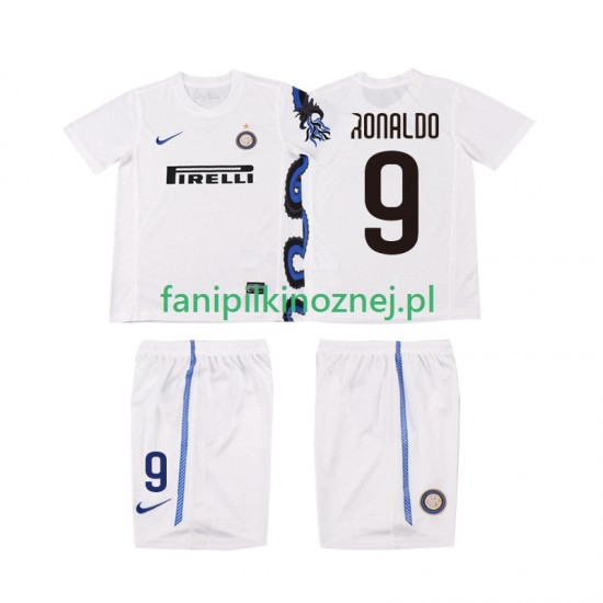 Koszulka Inter Mediolan Ronaldo 9 Retro 2011 2010 Wyjazdowa Krótkie Rękawy ,Dziecięca