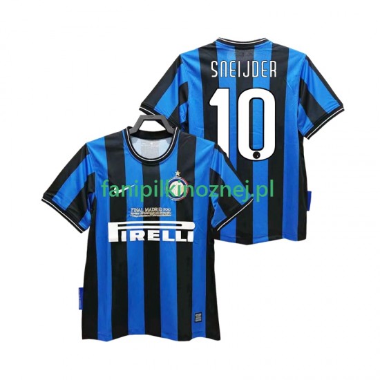 Koszulka Inter Mediolan SNEIJDER 10 2009 Retro 2010 Domowa Krótkie Rękawy ,Męska