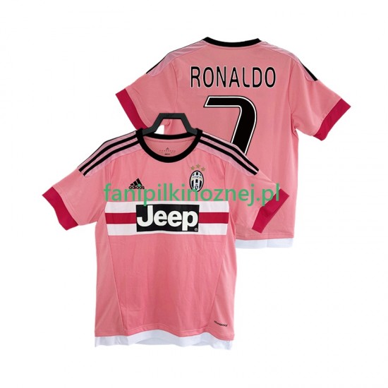 Koszulka Juventus Cristiano Ronaldo 7 2016 2017 Retro Wyjazdowa Krótkie Rękawy ,Męska