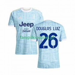Koszulka Juventus Douglas Luiz 26 2025-2026 Wyjazdowa Krótkie Rękawy ,Męska