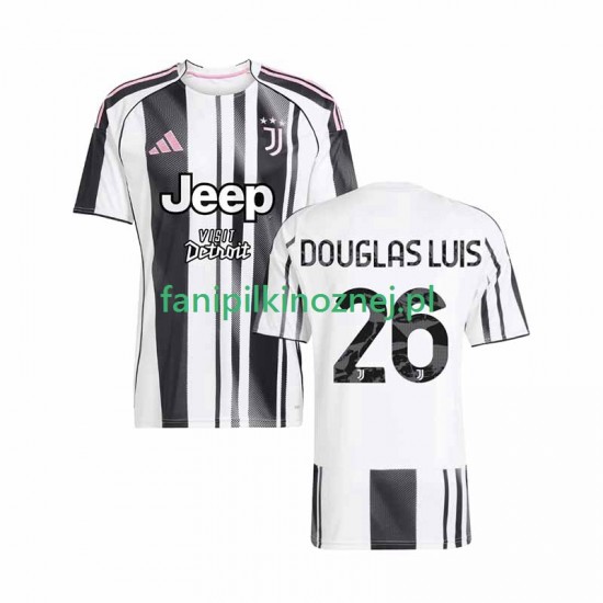 Koszulka Juventus Douglas Luiz 26 2025-2026 Domowa Krótkie Rękawy ,Męska