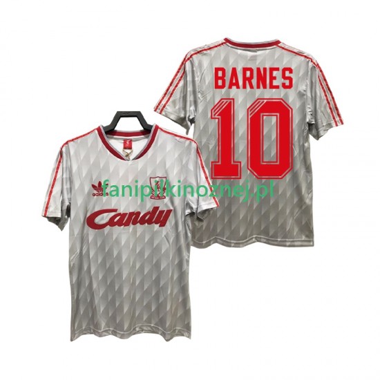Koszulka Liverpool BARNES 10 1989 1991 Retro Wyjazdowa Krótkie Rękawy ,Męska
