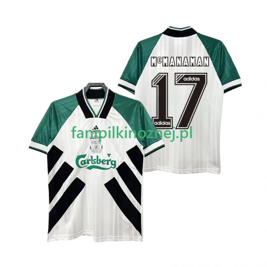 Koszulka Liverpool MCMANAMAN 17 1993 1995 Retro Wyjazdowa Krótkie Rękawy ,Męska