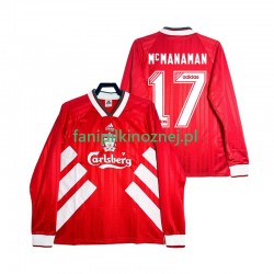 Koszulka Liverpool MCMANAMAN 17 1993 1995 Retro Domowa Długie Rękawy ,Męska