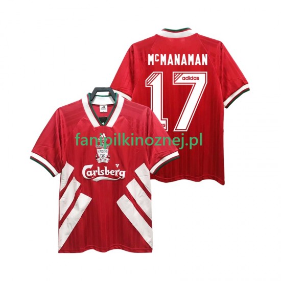 Koszulka Liverpool MCMANAMAN 17 1993 1995 Retro Domowa Krótkie Rękawy ,Męska