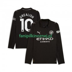 Koszulka Manchester City Jack Grealish 10 2025-2026 Wyjazdowa Długie Rękawy ,Męska