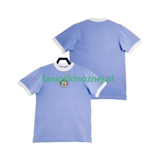 Koszulka Manchester City 1972 Retro Domowa Krótkie Rękawy ,Męska