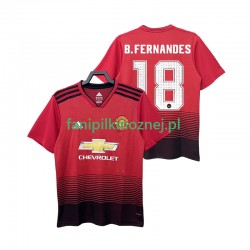 Koszulka Manchester United B.FERNANDES 18 2018 2019 Retro Domowa Krótkie Rękawy ,Męska