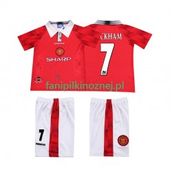Koszulka Manchester United BECKHAM 7 1996 1997 Retro Domowa Krótkie Rękawy ,Dziecięca