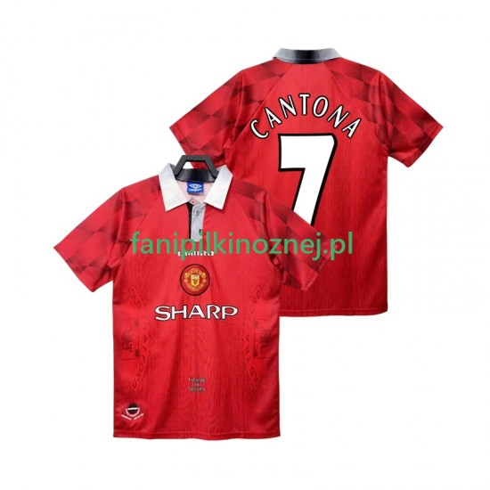 Koszulka Manchester United CANTONA 7 1996 1997 Retro Domowa Krótkie Rękawy ,Męska