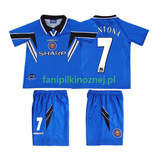 Koszulka Manchester United CONTONA 7 1996 Retro 1998 Trzeci Krótkie Rękawy ,Dziecięca