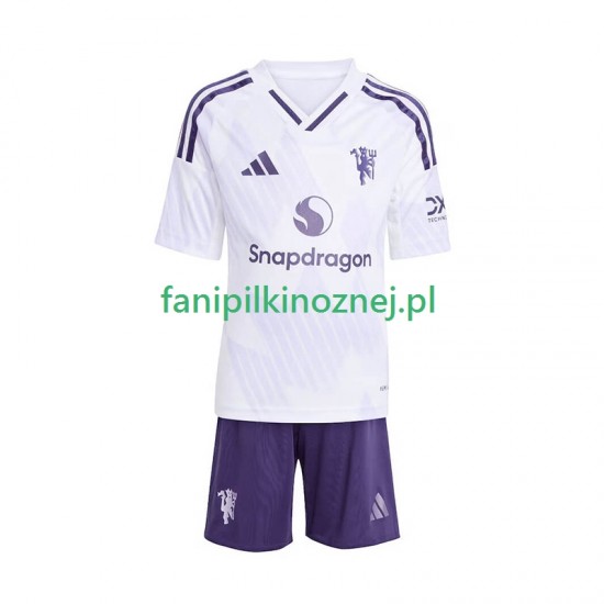 Koszulka Manchester United 2025-2026 Wyjazdowa Krótkie Rękawy ,Dziecięca