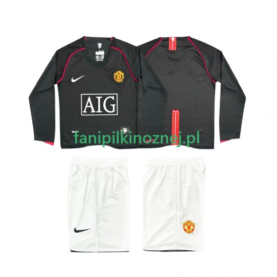 Koszulka Manchester United 2007 Retro 2008 Wyjazdowa Długie Rękawy ,Dziecięca