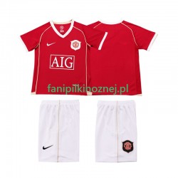 Koszulka Manchester United 2007 Retro 2006 Domowa Krótkie Rękawy ,Dziecięca