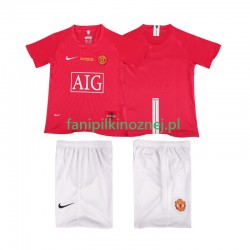 Koszulka Manchester United Champions League 2007 Retro 2008 Domowa Krótkie Rękawy ,Dziecięca