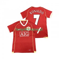 Koszulka Manchester United Cristiano Ronaldo 7 2007 Retro 2006 Domowa Krótkie Rękawy ,Męska