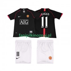 Koszulka Manchester United GIGGS 11 2007 Retro 2008 Wyjazdowa Krótkie Rękawy ,Dziecięca