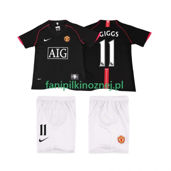 Koszulka Manchester United GIGGS 11 2007 Retro 2008 Wyjazdowa Krótkie Rękawy ,Dziecięca