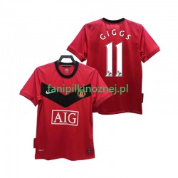 Koszulka Manchester United GIGGS 11 2009 Retro 2010 Domowa Krótkie Rękawy ,Męska