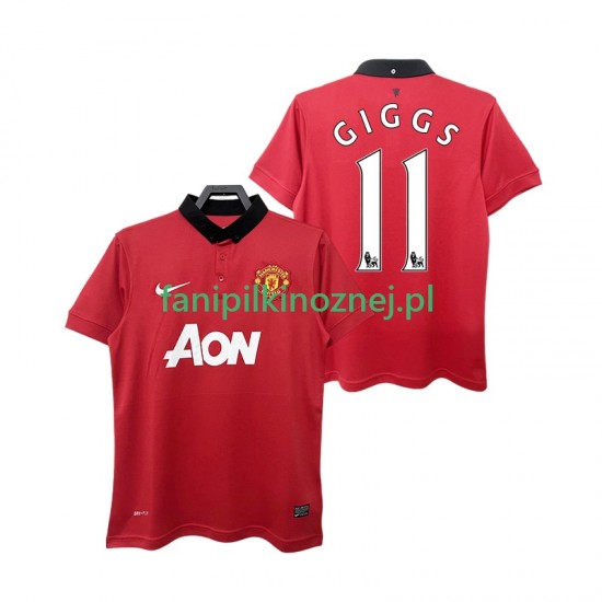 Koszulka Manchester United GIGGS 11 2013 2014 Retro Domowa Krótkie Rękawy ,Męska