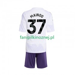 Koszulka Manchester United Kobbie Mainoo 37 2025-2026 Wyjazdowa Krótkie Rękawy ,Dziecięca