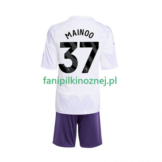 Koszulka Manchester United Kobbie Mainoo 37 2025-2026 Wyjazdowa Krótkie Rękawy ,Dziecięca