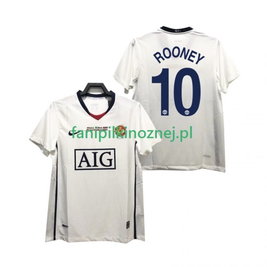 Koszulka Manchester United ROONEY 10 Champions League 2009 Retro 2008 Wyjazdowa Krótkie Rękawy ,Męska