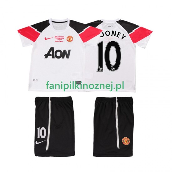 Koszulka Manchester United ROONEY 10 Champions League 2012 Retro 2011 Trzeci Krótkie Rękawy ,Dziecięca