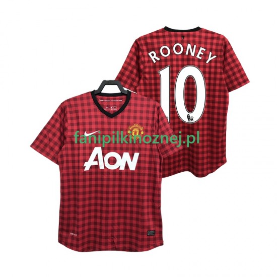 Koszulka Manchester United ROONEY 10 2012 2013 Retro Domowa Krótkie Rękawy ,Męska
