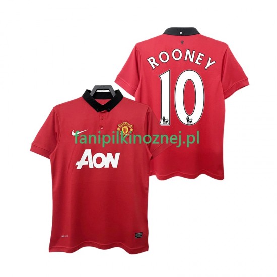 Koszulka Manchester United ROONEY 10 2013 2014 Retro Domowa Krótkie Rękawy ,Męska