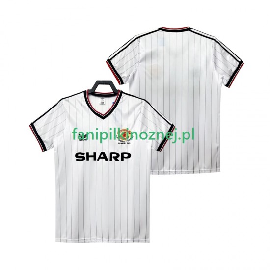 Koszulka Manchester United 1983 1984 Retro Wyjazdowa Krótkie Rękawy ,Męska