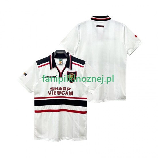Koszulka Manchester United Retro 1998 1999 Wyjazdowa Krótkie Rękawy ,Męska