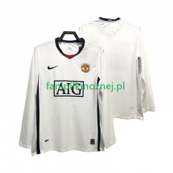 Koszulka Manchester United Premier League 2009 Retro 2008 Wyjazdowa Długie Rękawy ,Męska