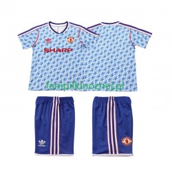 Koszulka Manchester United 1990 1992 Retro Wyjazdowa Krótkie Rękawy ,Dziecięca