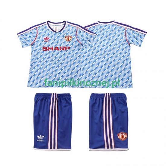 Koszulka Manchester United 1990 1992 Retro Wyjazdowa Krótkie Rękawy ,Dziecięca