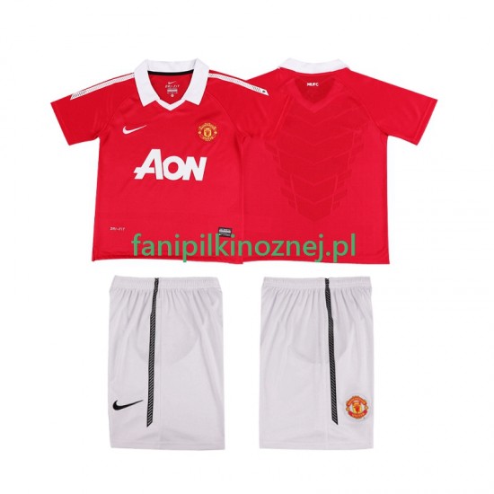 Koszulka Manchester United Retro 2011 2010 Domowa Krótkie Rękawy ,Dziecięca