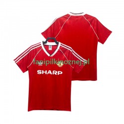 Koszulka Manchester United 1988 1990 Retro Domowa Krótkie Rękawy ,Męska