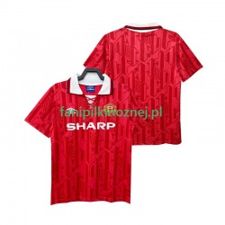 Koszulka Manchester United 1992 Retro 1994 Domowa Krótkie Rękawy ,Męska